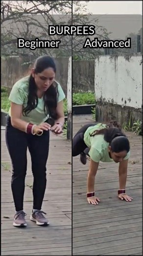 Burpee Burn! 🔥 Watch How To Level Up Your Workout #burpees #homeworkout