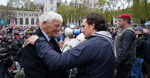 MP stands side-by-side with attempted murder accused ex-soldier