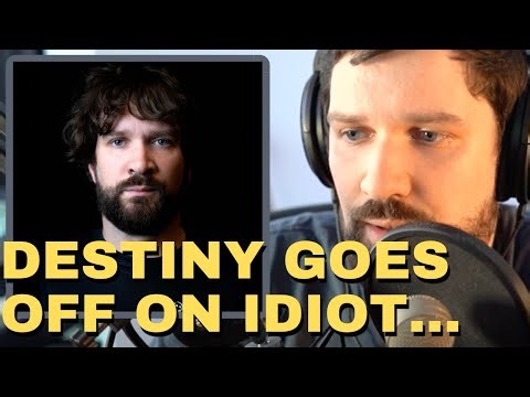 Destiny ROASTS Clueless Republican Until he Quits the Debate