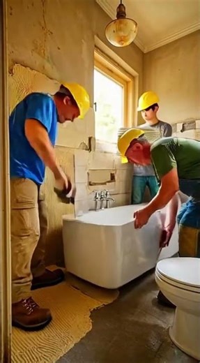 Renovating the bathroom #rebuild #constraction #shorts