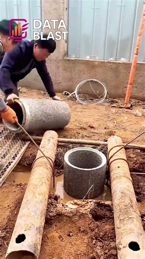 How Casing Wells Are Made | Interlocking Casings Stacked Perfectly #shorts