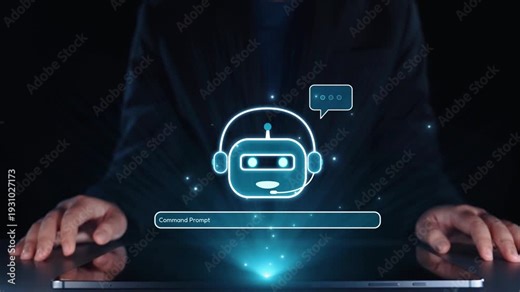 AI Virtual Assistant Artificial Intelligence Chatbot Controlled by Prompt Engineering for Explainable Generative AI information and LLM Deep Learning Technology for Smart Business Work Support. Elide