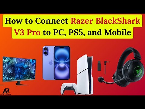 How to Connect Razer BlackShark V3 Pro to PC, PS5, and Mobile