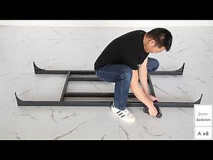 HOGA-YS0060 Instalation Guide- Tribesigns Industrial Multifuncional Table
