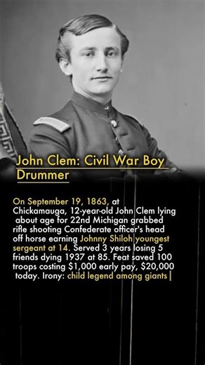 💔 "I Lied About Age: To Fight" - 12-Year-Old at Gettysburg 🎖️👦
