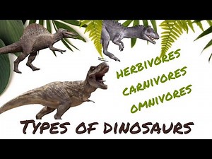 TypesofDinosaurs | Kids | Education | Dinosaurs for kids | Omnivores | Carnivores | Herbivores
