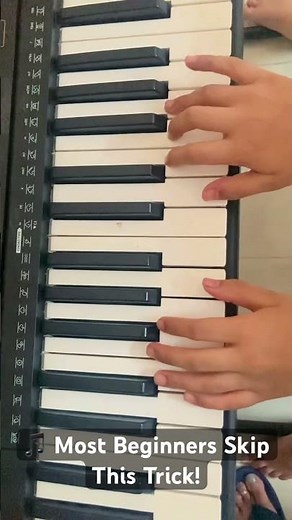 🎹 The Easiest Both Hands Piano Song You’ll Love! #shorts #ytshorts #piano #kidspiano #trending #fyp