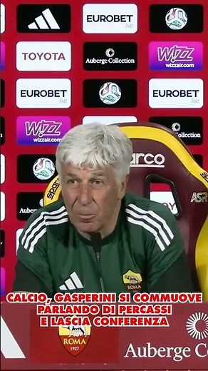 Football: Gasperini gets emotional while talking about Percassi and leaves the conference - RTL 1...