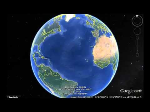 Cape Verde Google Earth View