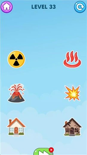 Emoji Match Puzzle LvL 33 🤪 #puzzle #shorts