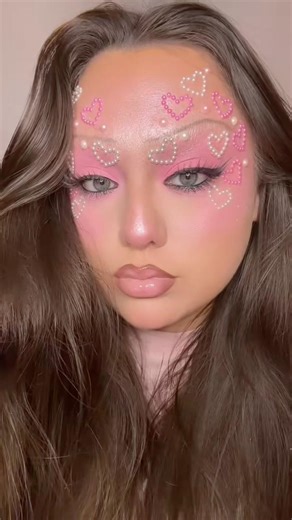 valentines day makeup tutorial #shorts