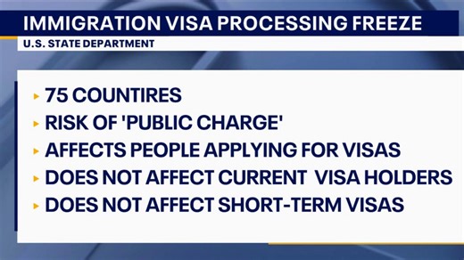 Immigration attorney explains impact of US visa freeze on dozens of countries
