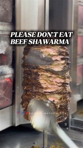 PLEASE DON'T EAT BEEF SHAWARMA #foodcochin #kochivlog #shawarmalovers #viralshorts #trendingnow