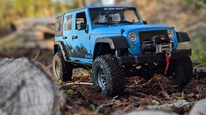There's a new 2-speed scaler in town! The RC4WD Cross Country Off-road Black Rock will put your scale driving to the test. Don't expect this rig to do the work for you. It's smaller 11.9" wheelbase and 1.55" wheels will require you to pick your lines well and work those features! Check out my full review and how it performs in my latest video: https://youtu.be/7C9MZ_BxBdA | RC Girl