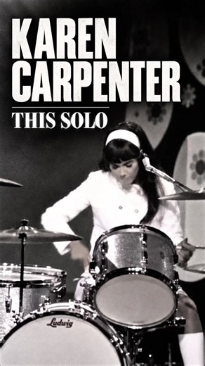 Karen Carpenter This Solo #drummer #solodrum #drums #drumelmi #drumsolo #thecarpenter