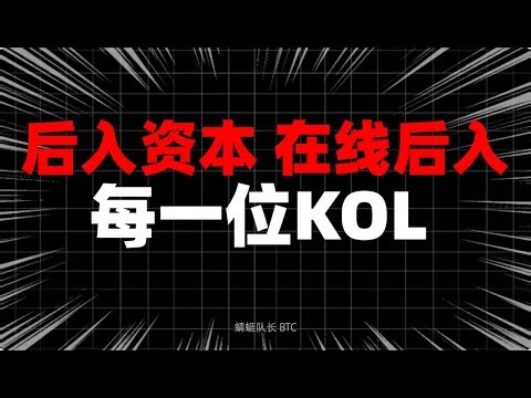 在线统计kol策略，聊聊天丨后入资本