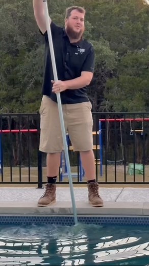 Who said you can’t have fun while cleaning pools?  #PoolCleaning #PoolMaintenance #PoolCare #CleanPool | Blue Ocean Pool Service | Facebook