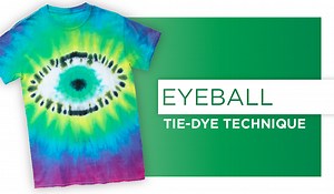 Eyeball Tie-Dye Technique