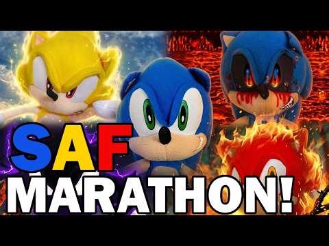 Sonic and Friends MARATHON 10 ! - Sonic ALL FORMS Plush!