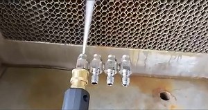 JRod Pressure Washer Nozzle for 2-4 GPM Pressure Washer and Soft Wash Tip, Stainless Steel J-Rod Tip Pressure Soft Wash Nozzle kit, 4 Way Tip Holder, 1/4 Inch Quick Connect