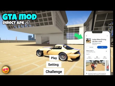 🤯🔥FINALLY New GTA V MODE IN INDIAN BIKE DRIVING 3D 🥰 GTA 5 MOD IBD3D ?✅HOW TO USE GTA 5 MOD 💯🤯