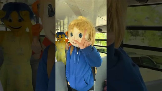 Inside Out Characters on a School Bus!