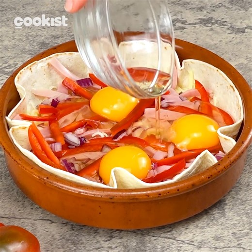 Using a tortilla as a base is brilliant! | Cookist Wow