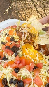 Layered taco dip https://aldentediva.com/layered-taco-dip/ | Al Dente Diva Food & Recipes