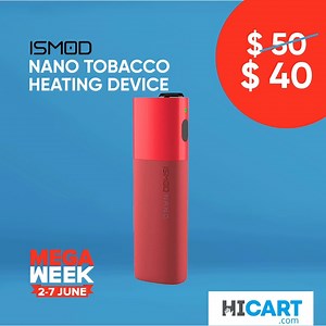 Smoke in Style with the Ismod Nano Tobacco Heating Device! BUY it NOW to save $10 and get it delivered to your doorstep for FREE exclusively during MEGAWEEK! https://bit.ly/3GNPQg2 | HiCart.com
