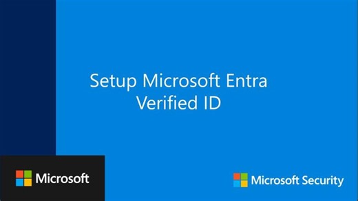 Setup Microsoft Entra Verified ID
