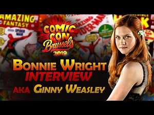 Bonnie Wright's Interview (aka Ginny Weasley) - Brussels Comic Con 2019