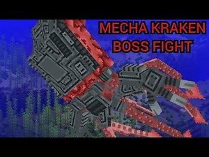 Minecraft Mecha-Craft: Mecha Kraken Boss Fight ( Bedrock Addon )