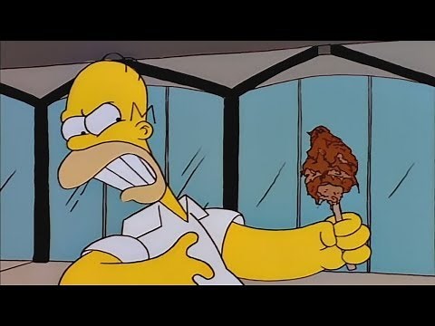 Homer Tries Khlav Kalash With Crab Juice In New York City (HD) - The Simpsons