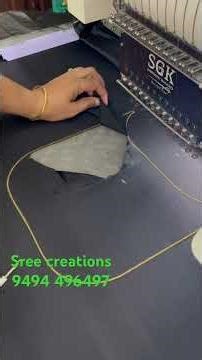 Net pattern blouse #computerembroidery#netcutting