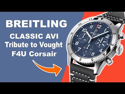 BREITLING Classic AVI Chronograph Tribute to Vought F4U Corsair 42 A233801A1C1X1