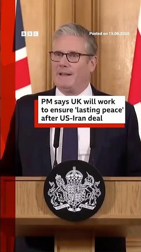 PM says UK will work to ensure 'lasting peace' after US-Iran deal. #BBCNews