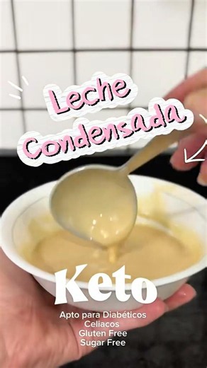 Receta de leche Condensada Keto (sin azúcar, apto para diabéticos )
