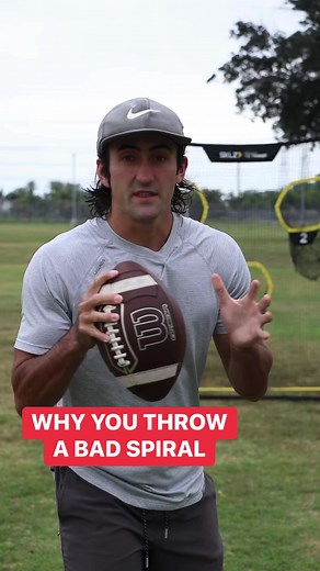 WHY YOU THROW A BAD SPIRAL | First Down Training