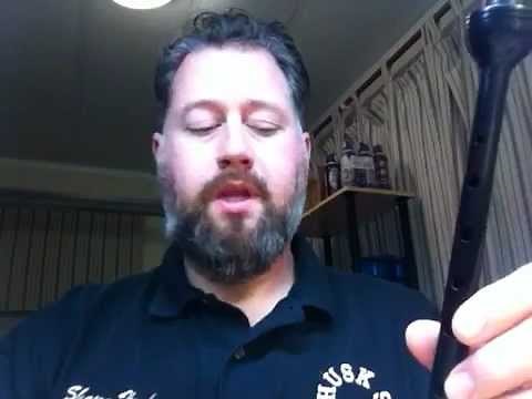 How to set up a bagpipe chanter