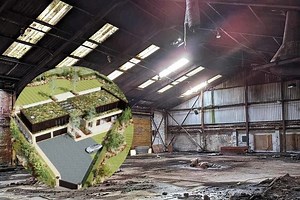 20 fascinating photos inside huge abandoned factory where luxury homes are planned
