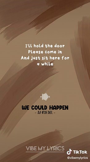 We Could Happen Lyrics - AJ Rafael | Full Song Karaoke Version