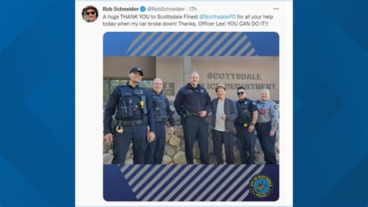 Actor Rob Schneider rescued by Scottsdale police