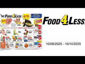 Food 4 Less Weekly Ad - 10/08/2025 - 10/14/2025