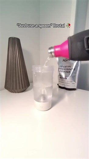 Just a spoon!!!#shaker #gym Copy link of BIO