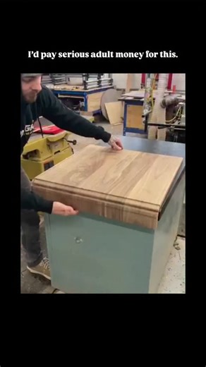 memer boy on Instagram: "The post features a mesmerizing video of a woodworker crafting a flexible walnut panel via kerf bending, where precise parallel cuts allow rigid wood to curve fluidly into an accordion-style cabinet door, blending craftsmanship with optical illusion. This technique, dating back to ancient shipbuilding but refined in modern CNC milling, reduces wood's tensile strength by up to 90% along the grain, enabling impossible bends without steam or lamination, as detailed in woodw