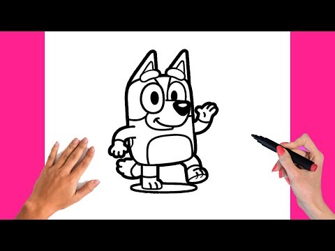 How to Draw Bingo Easy | Step by Step Bingo Drawing for Kids
