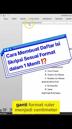 Cara Membuat Daftar Isi Skripsi Sesuai Format dalam 1 Menit