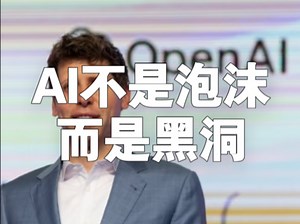 AI不是泡沫而是黑洞