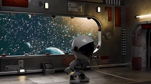 Cartoon Astronaut Loop Animation Satisfying Video