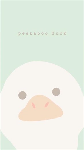 Peekaboo Duck 🐥